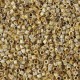 Miyuki delica beads 10/0 - Opaque yellow picasso DBM-2262